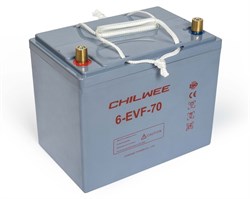 Chilwee 6-EVF-70 - Тяговый аккумулятор, GEL - фото 14419