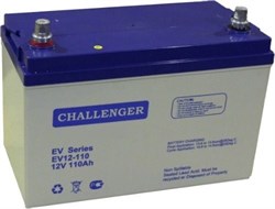 Challenger EV12-110- AGM - тяговый аккумулятор, 12 В - фото 14512