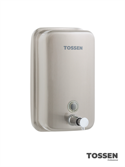 TOSSEN MN -1000 M (Steel Line) - механический диспенсер жидкого мыла - фото 17260