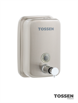 TOSSEN MN-500 M (Steel Line) - механический диспенсер жидкого мыла - фото 17275