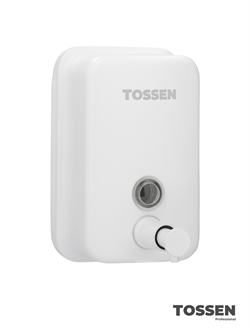 TOSSEN MN-500 MW - механический диспенсер жидкого мыла (коллекция "Белая сталь") - фото 17467