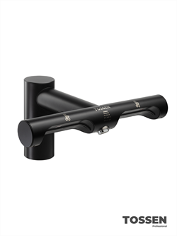 TOSSEN LS 1702 MB  - смеситель с сушилкой для рук (бесщеточный мотор) (коллекция "Матовый чёрный") - фото 17642