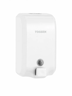 TOSSEN MN-2500 MW - механический диспенсер жидкого мыла (коллекция "Белая сталь") - фото 17704
