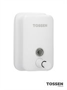 TOSSEN MN-500 MW - механический диспенсер жидкого мыла (коллекция "Белая сталь")