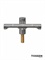 TOSSEN DH 1709 MM  - смеситель с сушилкой для рук (бесщеточный мотор) (коллекция "Благородный графит") - фото 17834