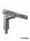 TOSSEN DH 1709 MM  - смеситель с сушилкой для рук (бесщеточный мотор) (коллекция "Благородный графит") - фото 17836
