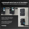 TOSSEN LS 2102 MB - сушилка для рук (коллекция «Матовый чёрный») - фото 17900